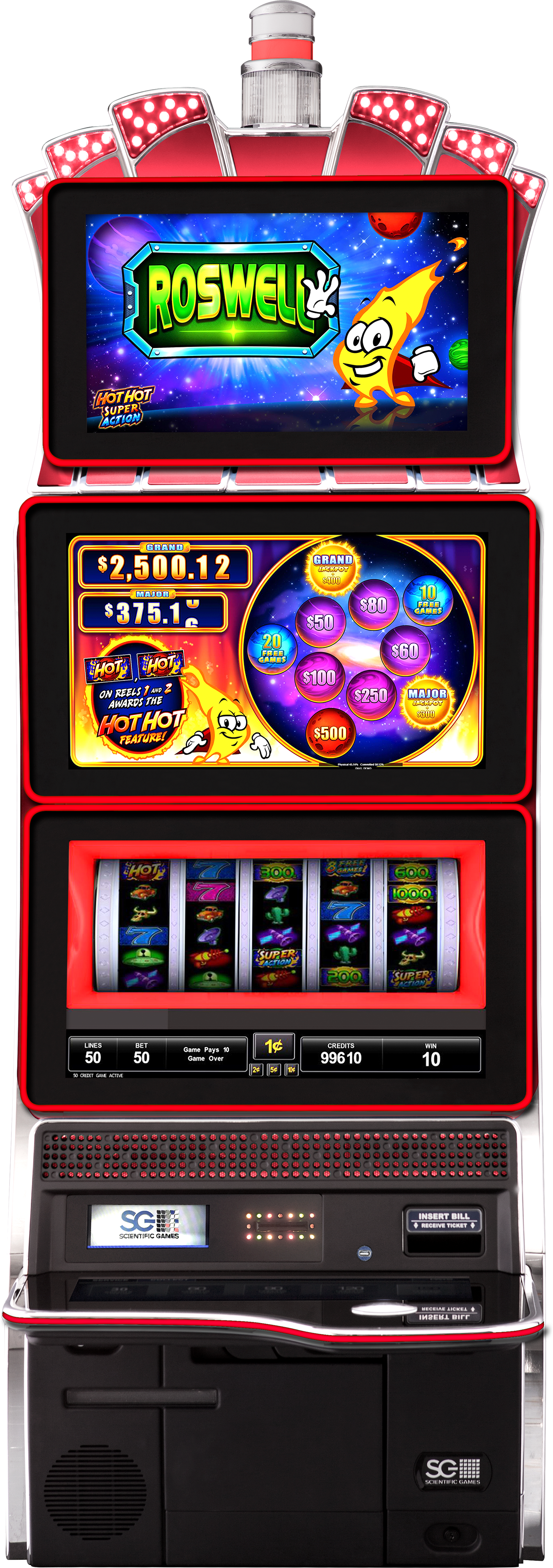 Hot Hot Super Action - Roswell Cabinet